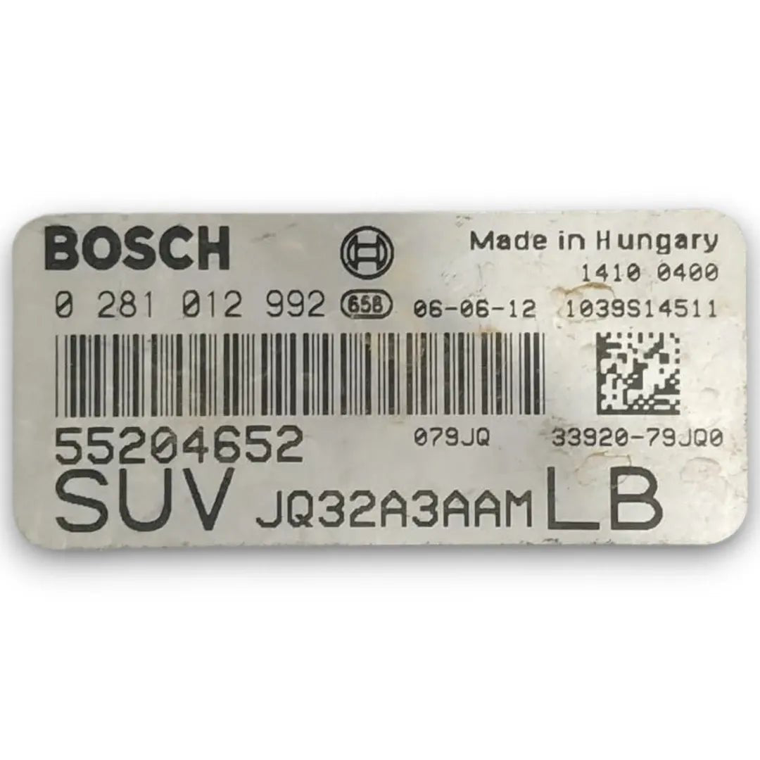 Centralina motore ECU Fiat Sedici 2006–2011 OEM 0281012992 - F&P CRASH SRL - Ricambi Usati
