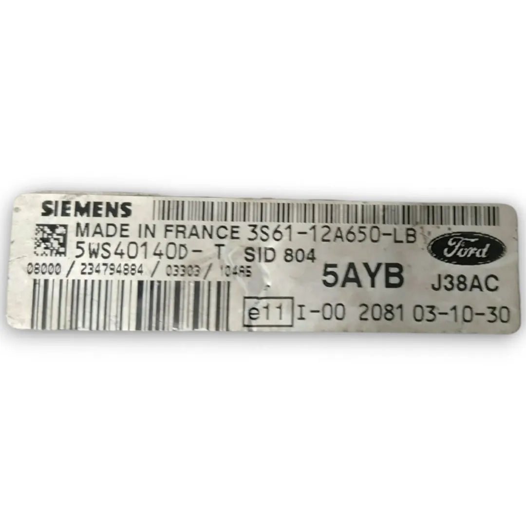 Centralina motore ECU Ford Fiesta 2002–2005 cod. 5WS40140D-T - F&P CRASH SRL - Ricambi Usati