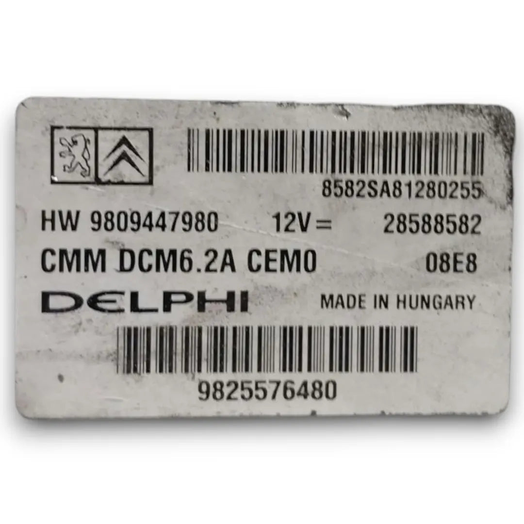Centralina motore ECU Peugeot Expert Furgone 4ª Serie dal 2016 OEM 9825576480 - F&P CRASH SRL - Ricambi Usati