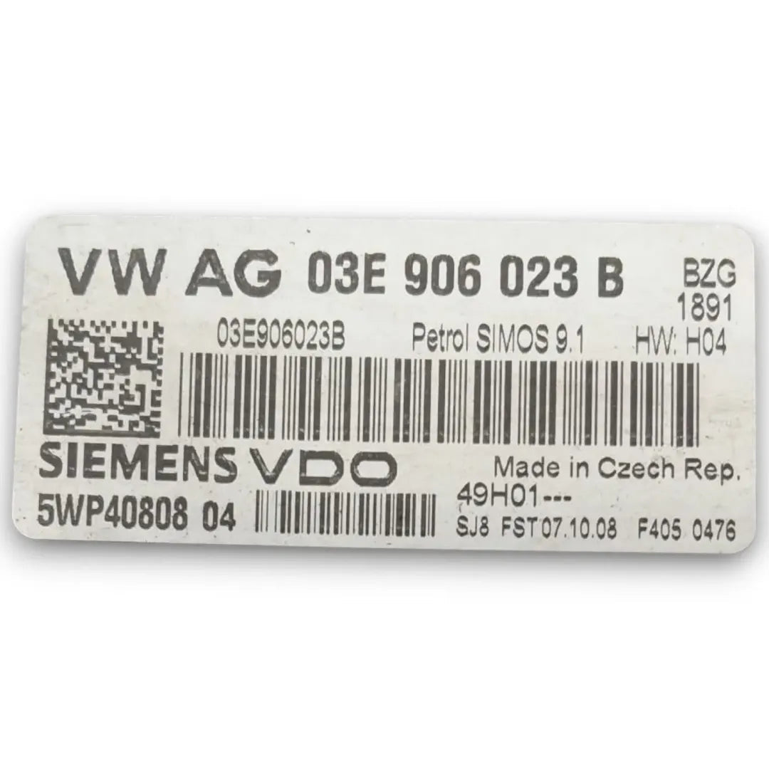 Centralina motore ECU Volkswagen Polo 2001–2005 cod. 03E906023B - F&P CRASH SRL - Ricambi Usati