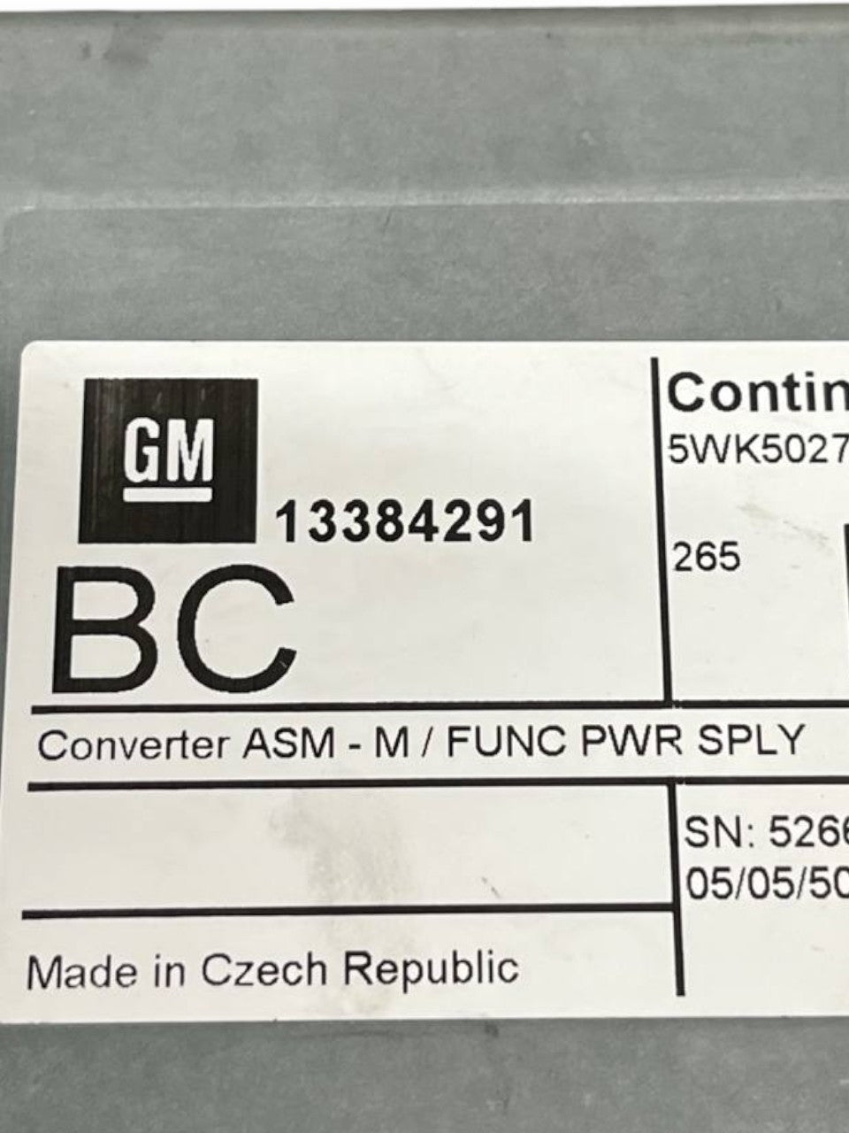 Centralina Navigatore Opel Corsa E (2014 - 2019) cod.13384291 - F&P CRASH SRLS - Ricambi Usati