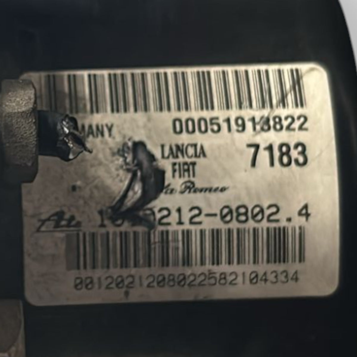 Centralina / Pompa ABS Alfa Romeo Giulietta cod.51913822 2.0 Diesel (2010 > 2020) cod.100961 - 28093 - F&P CRASH SRLS - Ricambi Usati