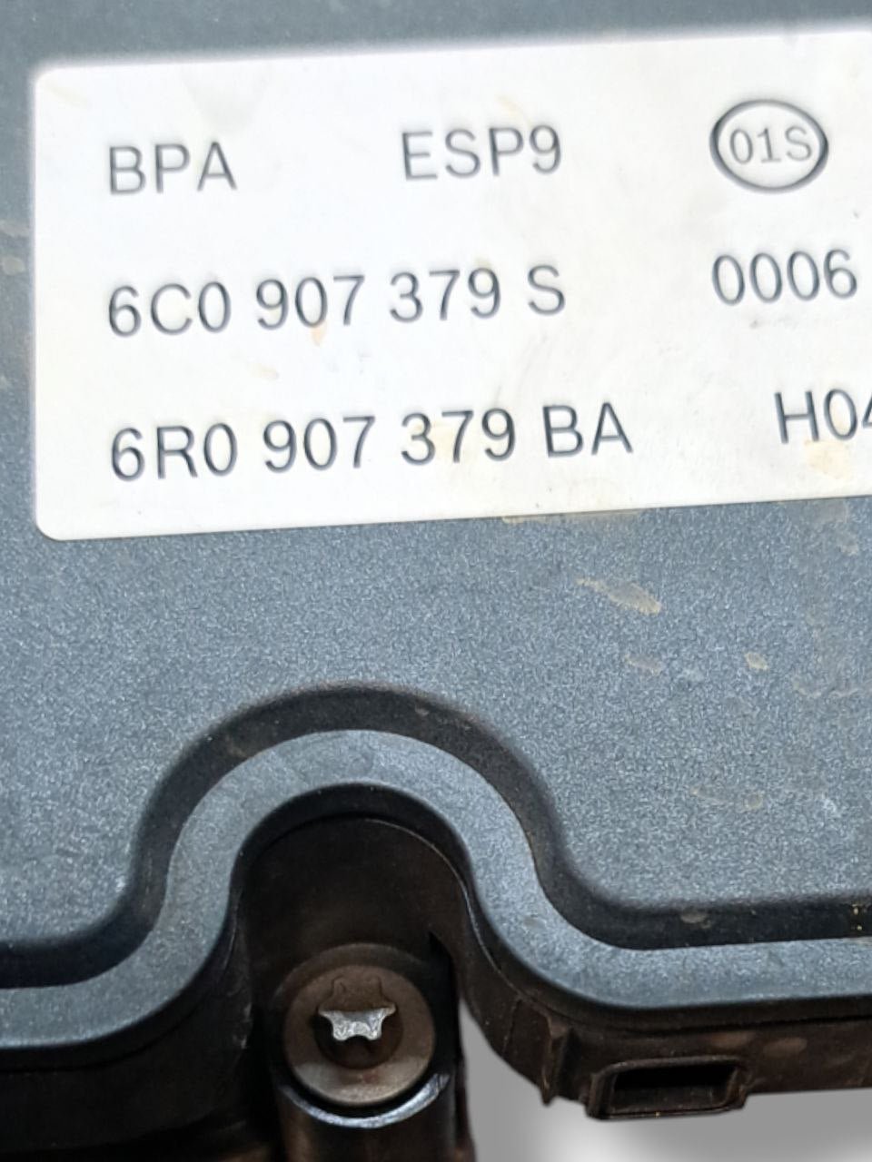 Centralina Pompa ABS Audi A1 8X 1.4 TDI (2010-2018) COD:6C0614517S-6R0907379BA-0265956084 - F&P CRASH SRLS - Ricambi Usati