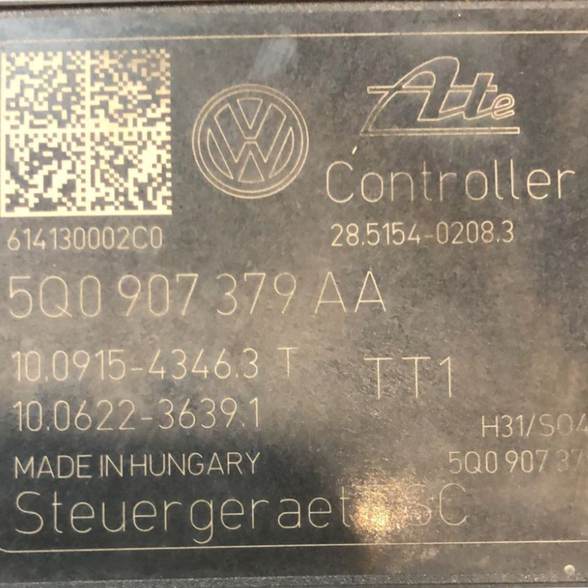 Centralina Pompa Abs Audi A3 8V 1.6 Diesel (2013 > 2020) cod:5Q0907379AA - F&P CRASH SRLS - Ricambi Usati