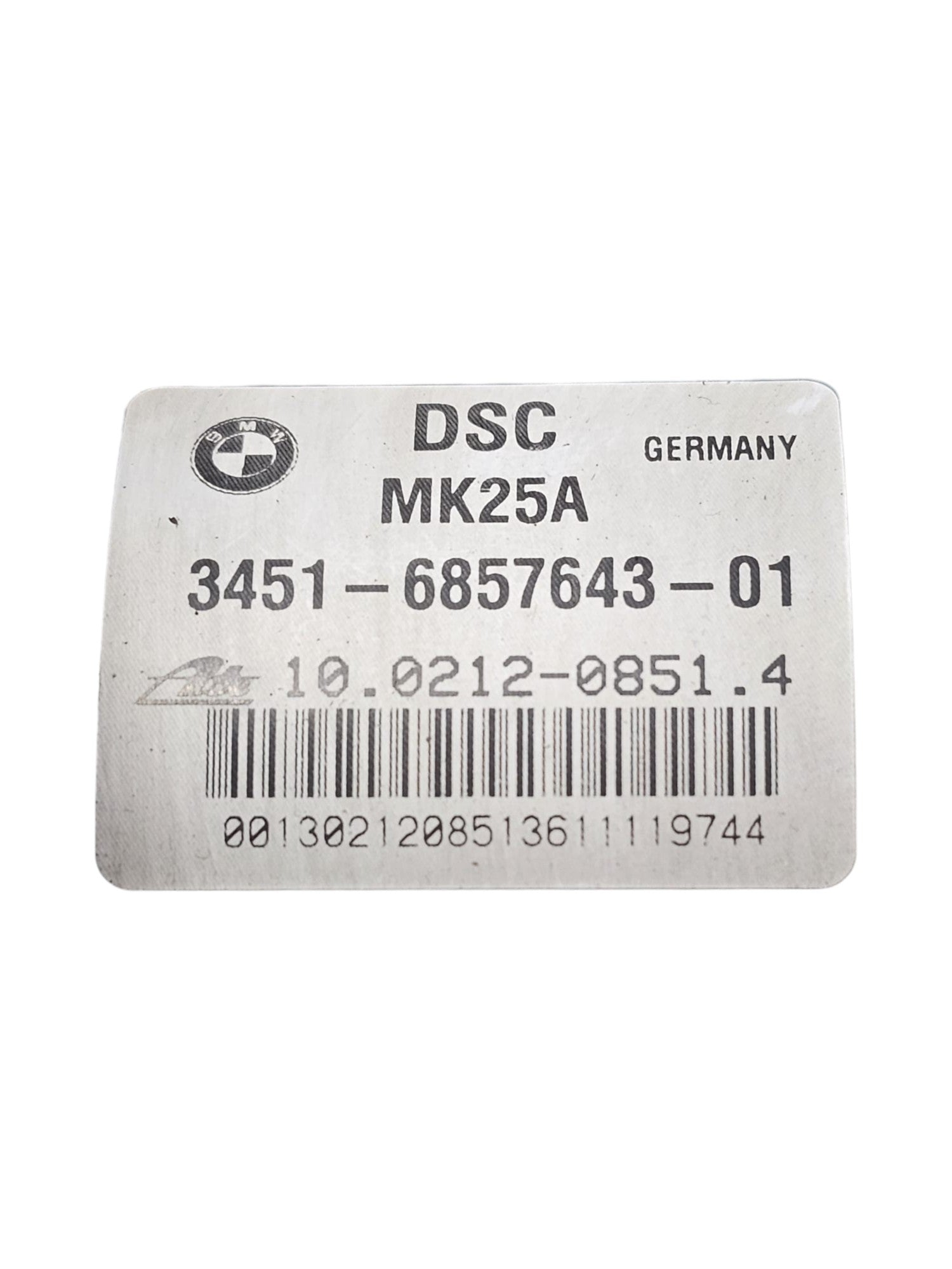 Centralina Pompa Abs BMW X3 F25 2.0 Diesel Cod:34516857643 (2010 - 2017) - F&P CRASH SRLS - Ricambi Usati