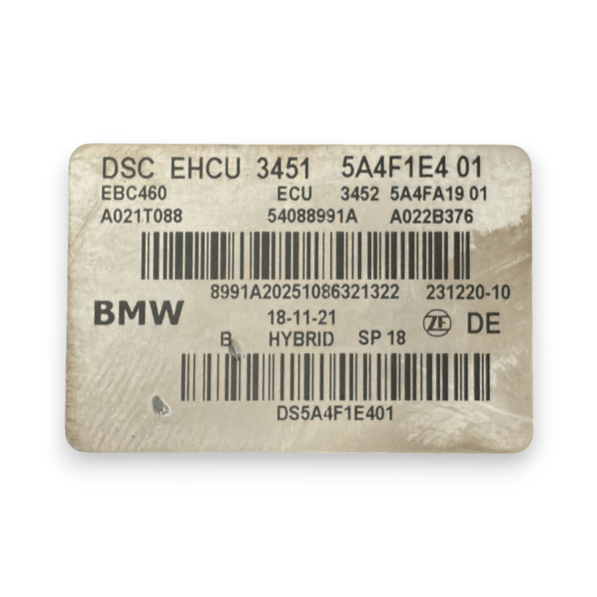 Centralina / pompa abs bmw x4 g02 benzina - hybrid cod:54088991a / a022b376 / a021t088 (2018 - ) - F&P CRASH SRL - Ricambi Usati