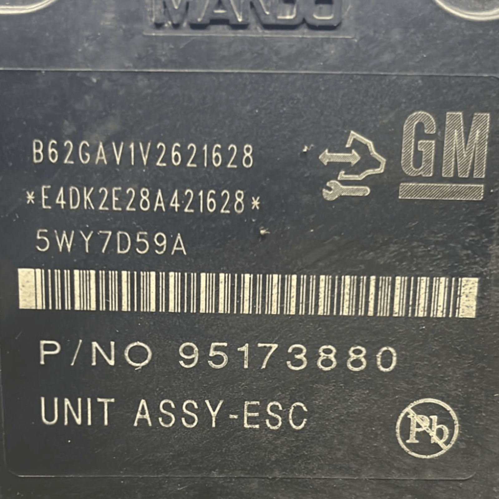 Centralina Pompa Abs Chevrolet Aveo 1.2 Benzina (2011 > 2020) cod:5WY7D59A - F&P CRASH SRLS - Ricambi Usati