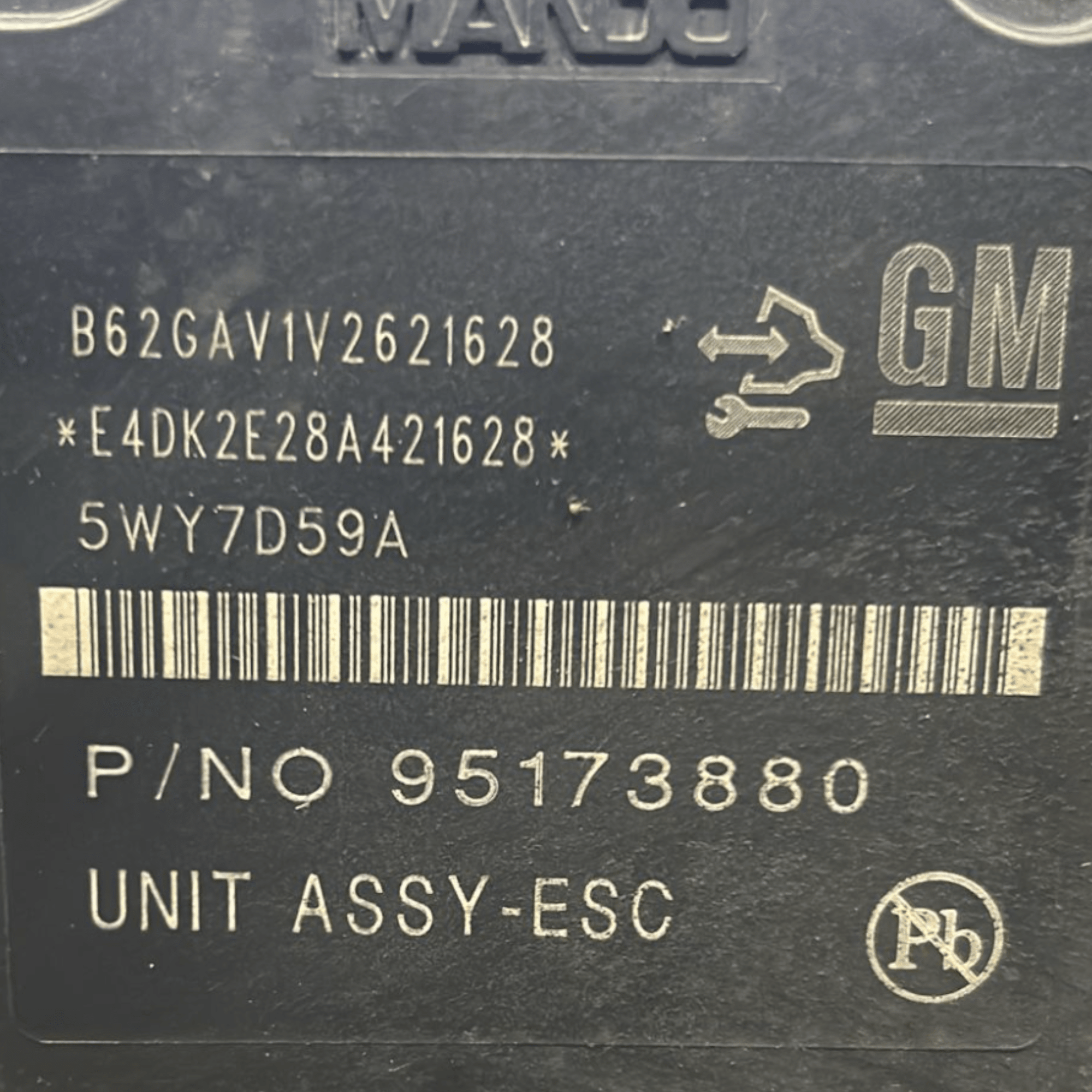 Centralina Pompa Abs Chevrolet Aveo 1.2 Benzina (2011 > 2020) cod:5WY7D59A - F&P CRASH SRLS - Ricambi Usati