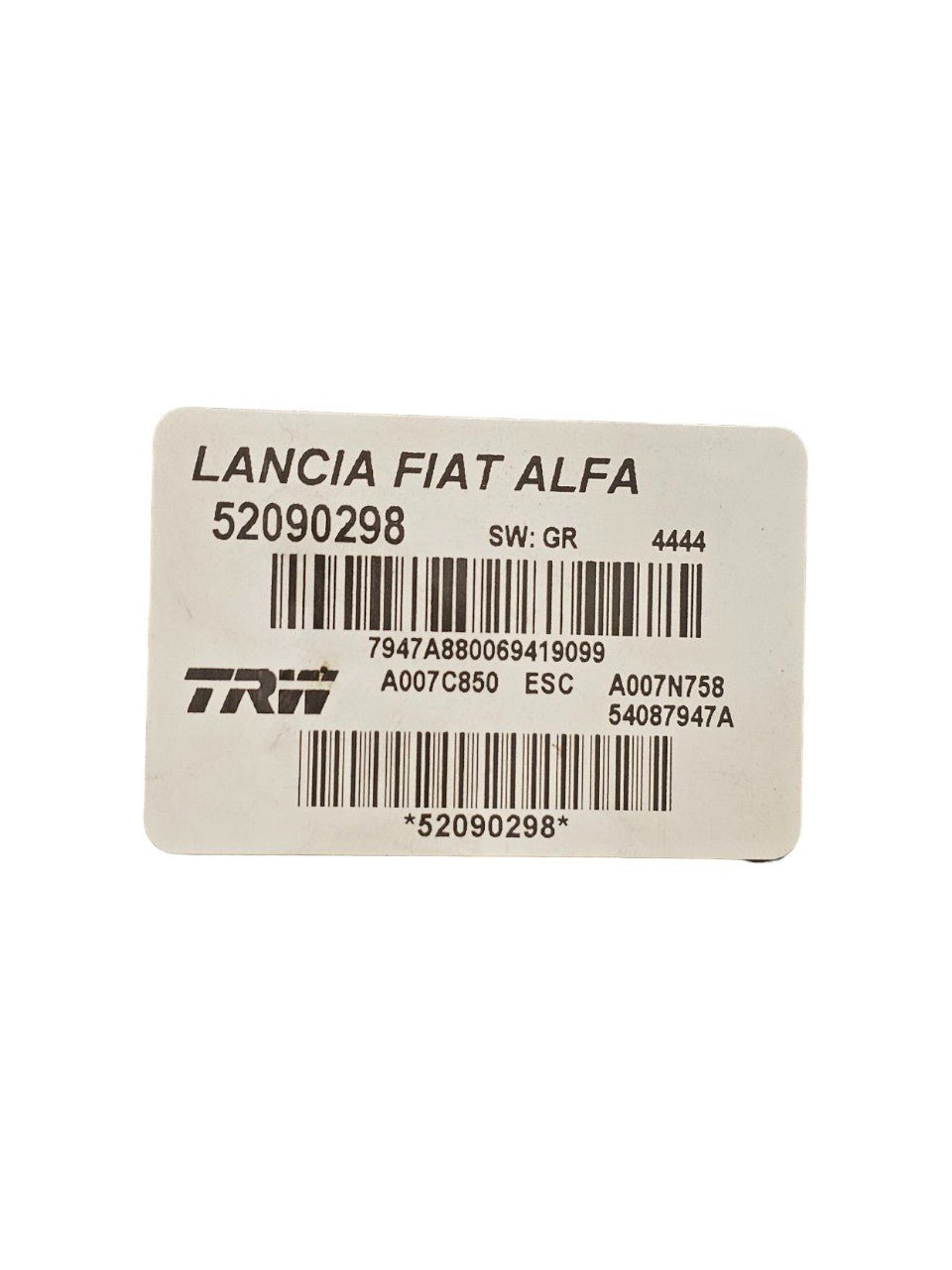 Centralina Pompa Abs Fiat 500 L 1.4 Benzina Cod:52090298 (2012 - 2020) - F&P CRASH SRLS - Ricambi Usati