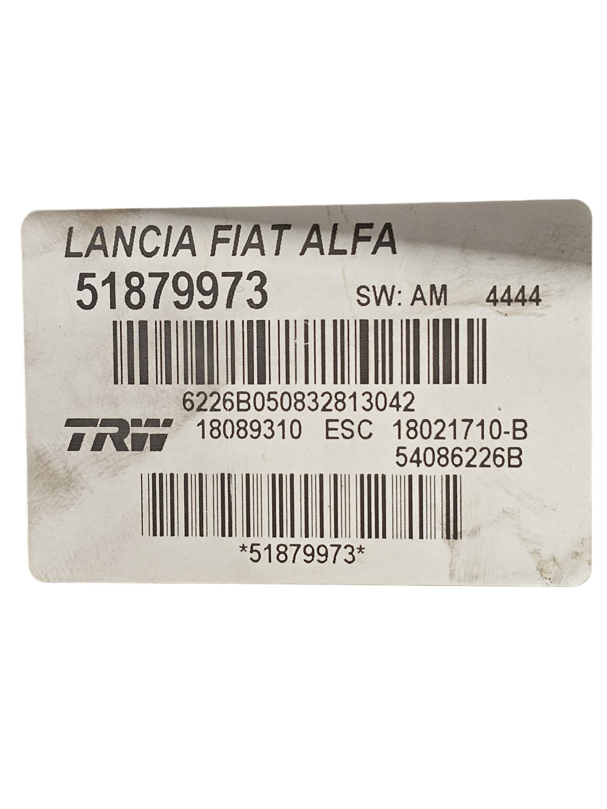 Centralina Pompa Abs Fiat 500L 1.3 Diesel Cod:51879973 (2012 - 2022) - F&P CRASH SRLS - Ricambi Usati