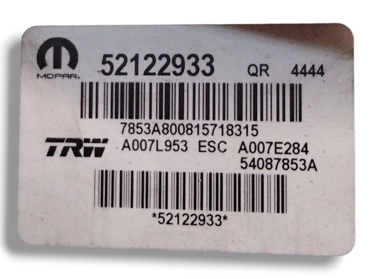 Centralina pompa abs Fiat 500X 1.6 diesel (2014>) cod.52122933 - F&P CRASH SRLS - Ricambi Usati