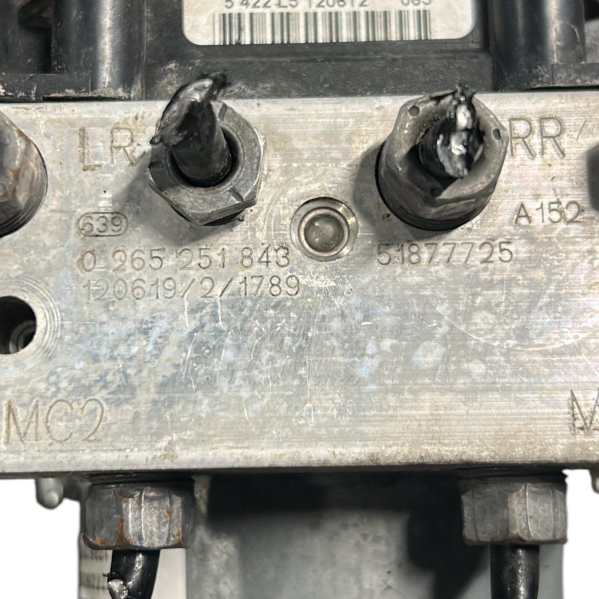 Centralina / Pompa ABS Fiat Bravo cod.51877725 1.6 Diesel (2007 > 2014) cod.0265251843 - F&P CRASH SRLS - Ricambi Usati