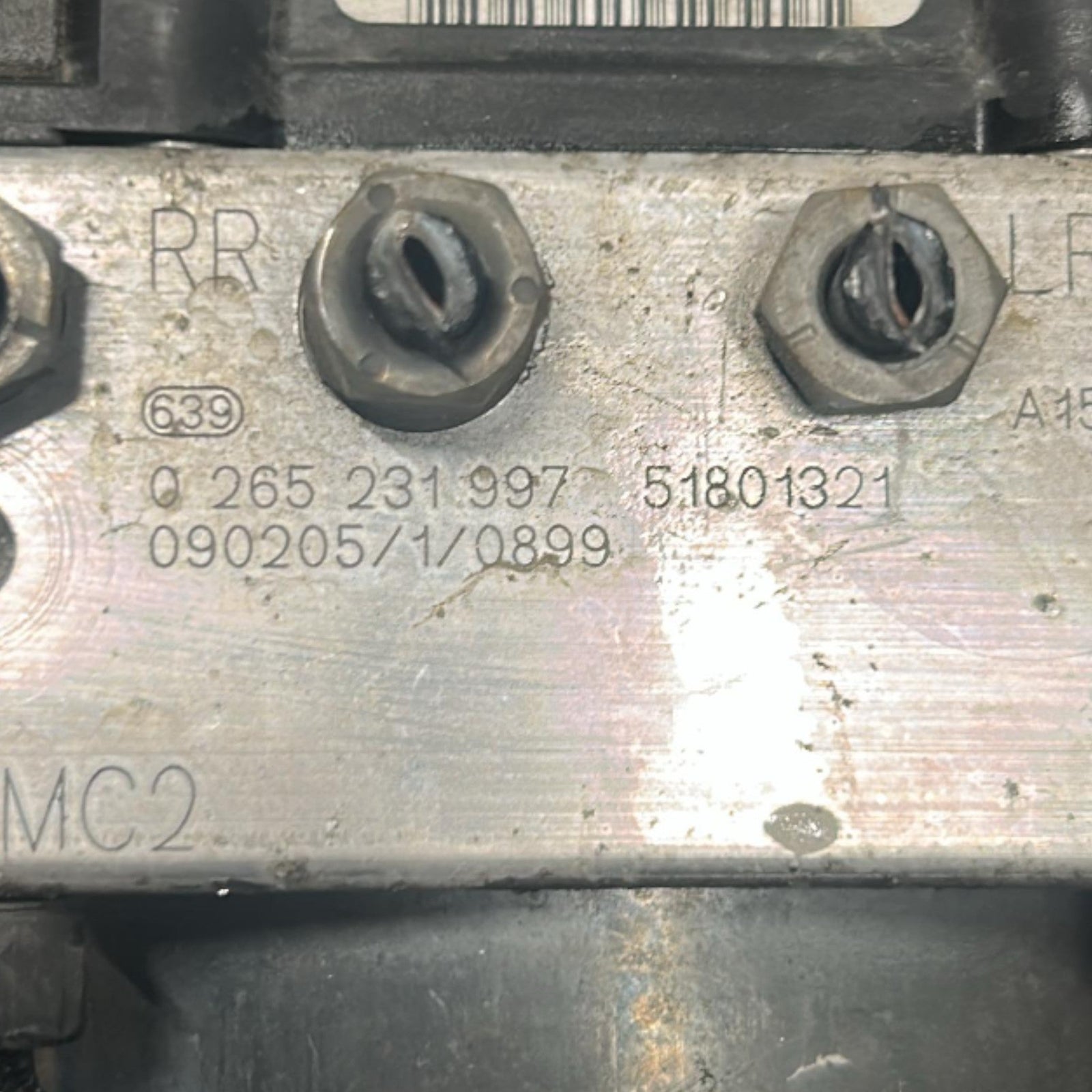 Centralina / Pompa ABS Fiat Qubo cod.51801321 1.3 Diesel (2008 > 2019) cod.0265231997 - F&P CRASH SRLS - Ricambi Usati