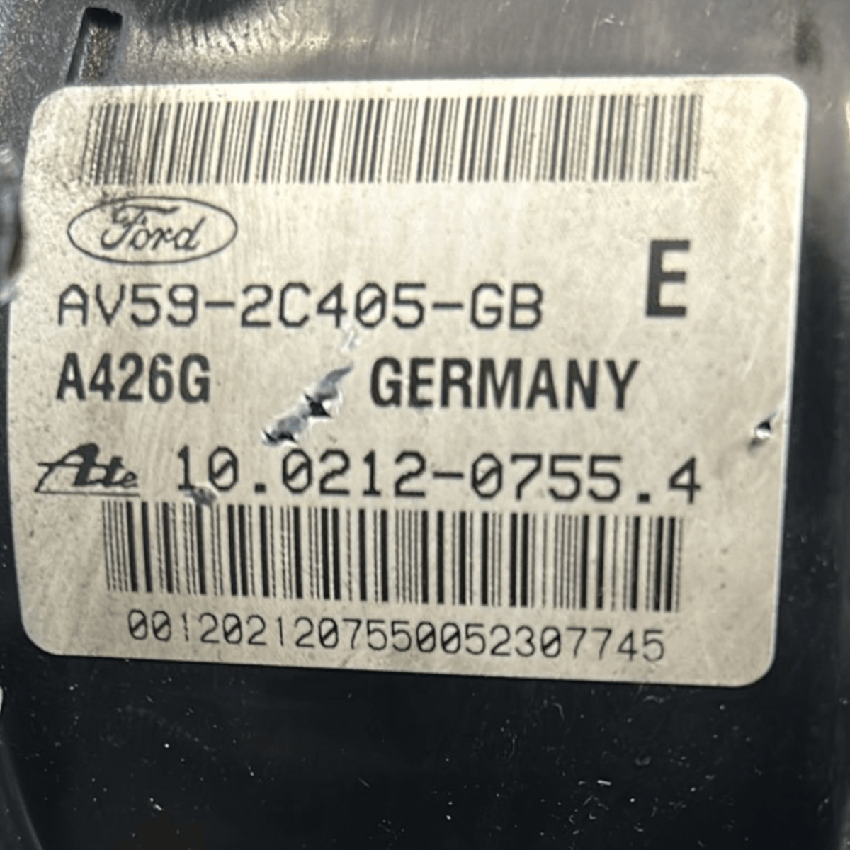 Centralina Pompa Abs Ford Fiesta VI 1.2 Benzina (2008 > 2017) cod:AV59 - 2C405 - GB - F&P CRASH SRLS - Ricambi Usati