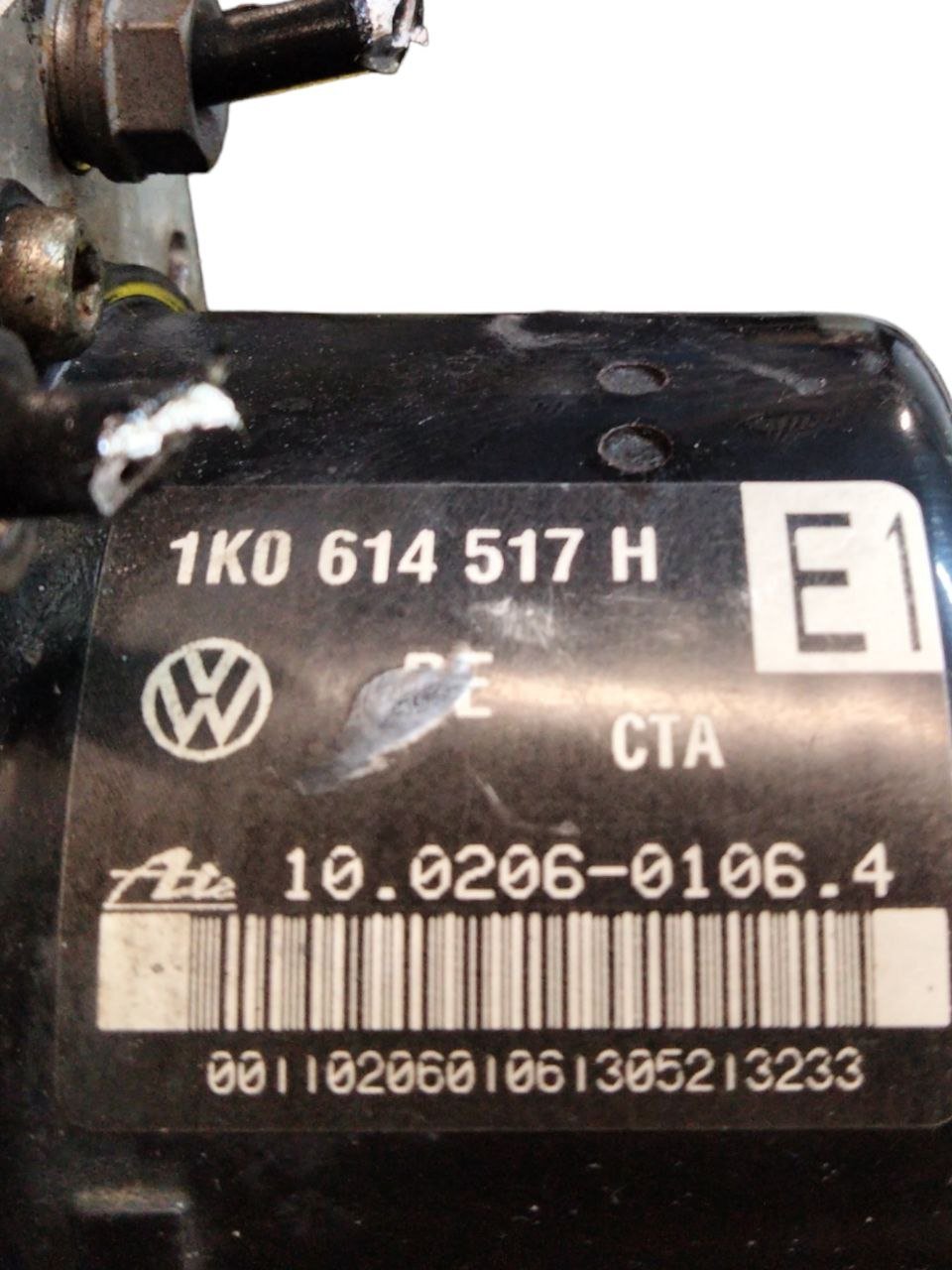 centralina + pompa abs Golf 5 plus 1.6 benzina / audi A3 / Volkswagen Touran / Seat Leon (2005-2016) cod.1k0614517H - F&P CRASH SRLS - Ricambi Usati