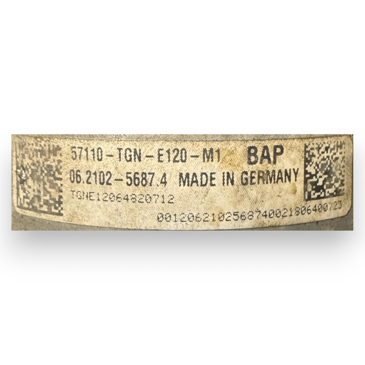 Centralina pompa abs Honda Civic X 1.6 diesel cod.57110 - TGN - E120 - M1 (2015 - 2021) - F&P CRASH SRL - Ricambi Usati