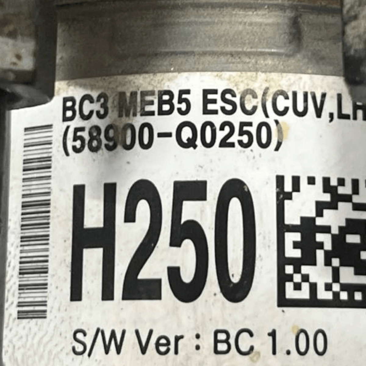Centralina Pompa Abs Hyundai Bayon 1.0 Benzina - Hybrid 1.0 Benzina - Hybrid (2021 - ) cod: 58900 - Q0250 - F&P CRASH SRLS - Ricambi Usati