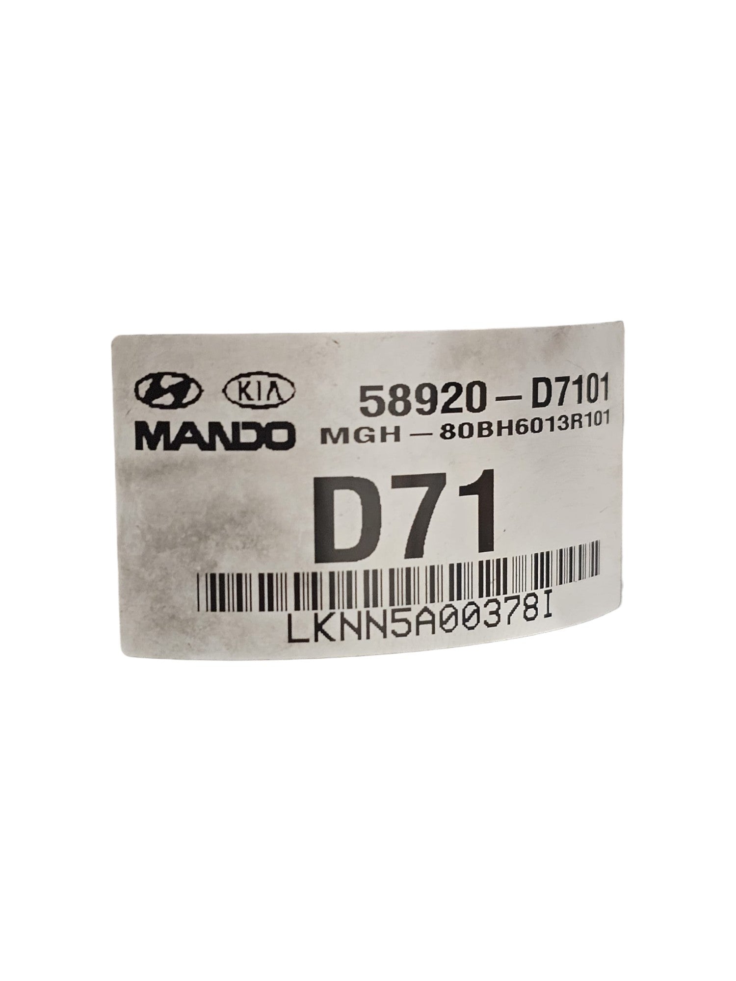 Centralina Pompa Abs Hyundai Tucson 1.7 Diesel Cod:58920D7101 (2015 - 2020) - F&P CRASH SRLS - Ricambi Usati