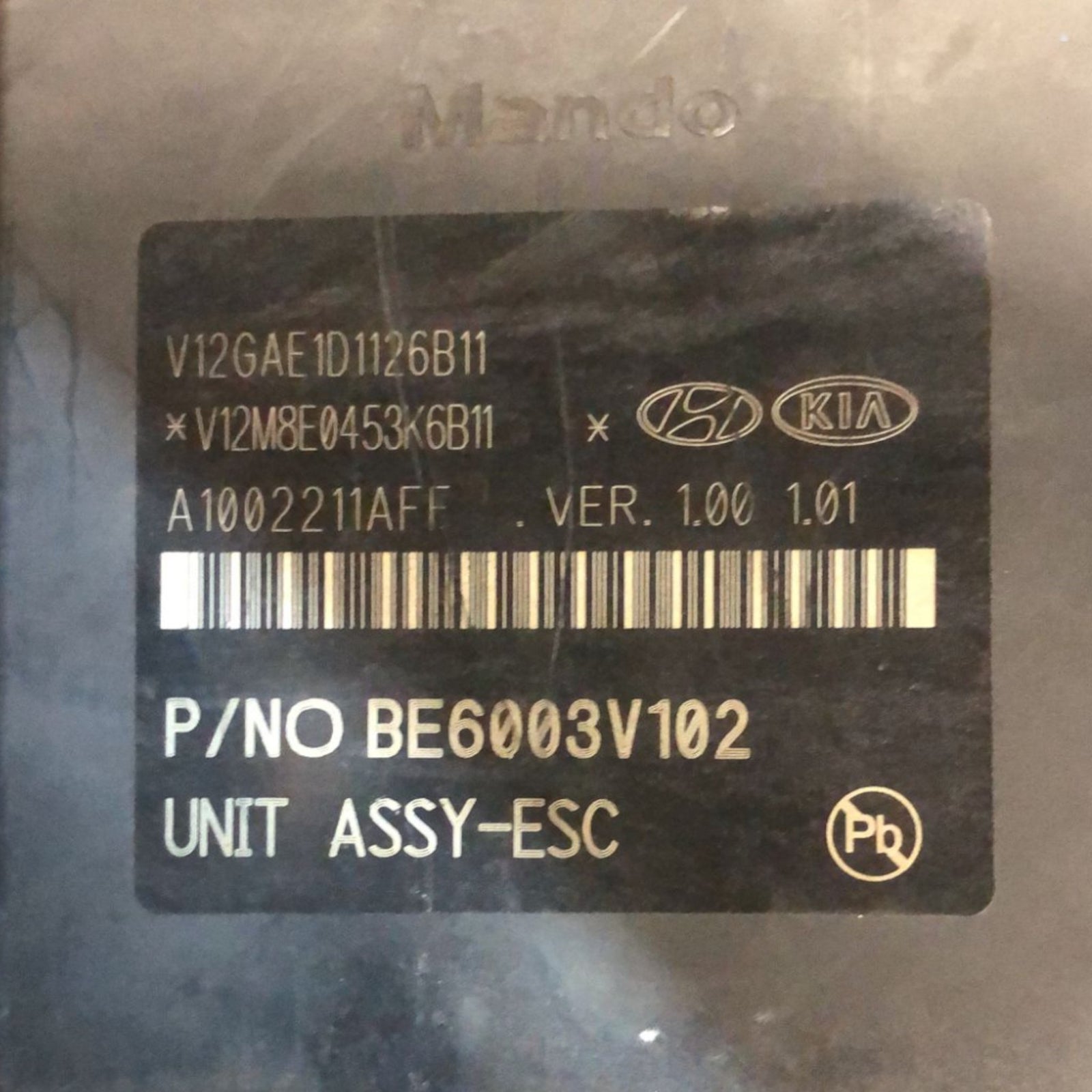 Centralina / Pompa Abs Kia Rio 1.2 cod:V12GAE1D1126B11 Benzina (2017 > 2023) - F&P CRASH SRLS - Ricambi Usati