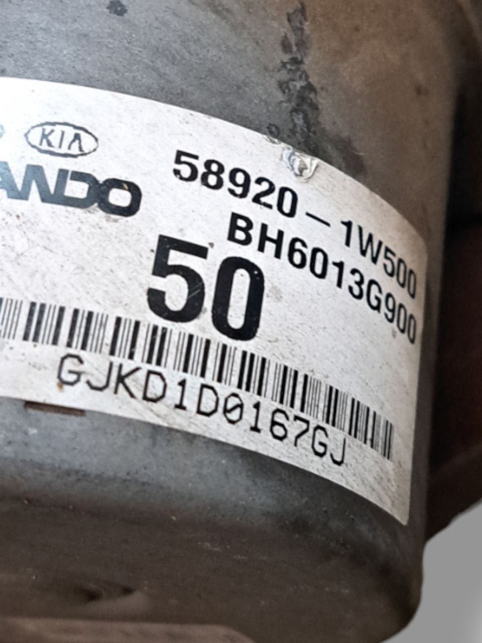 Centralina Pompa ABS Kia Rio III-UB 1.1 Diese ( 2011 - 2017 ) COD:58920-1W500 - F&P CRASH SRLS - Ricambi Usati