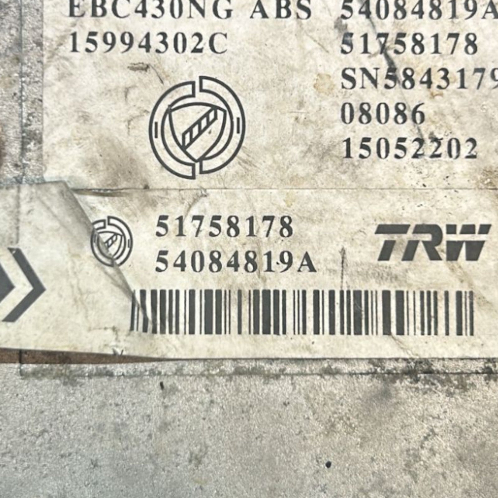 Centralina / Pompa ABS Lancia Ypsilon 1.3 Diesel cod.51758178 (2003 > 2011) - F&P CRASH SRLS - Ricambi Usati