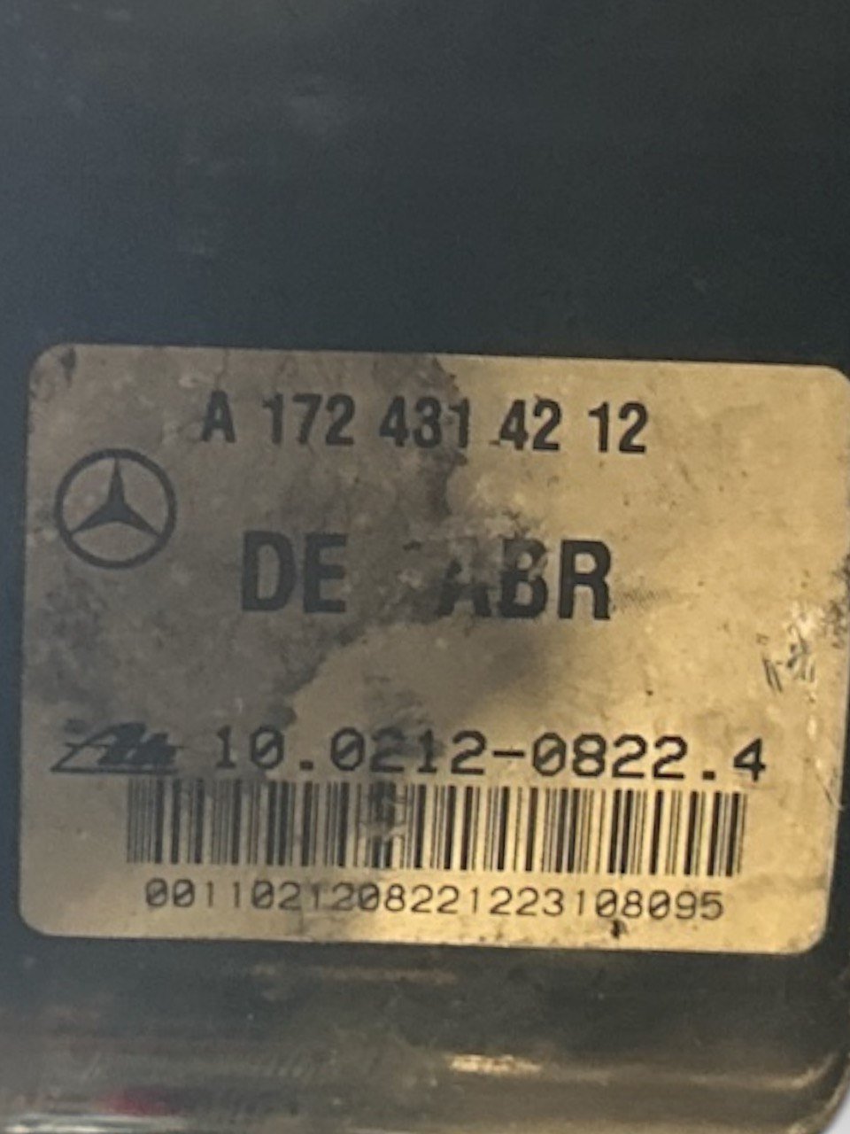 Centralina / Pompa ABS Mercedes Benz Classe C (W204) 2.2 Diesel (2007 > 2015) cod.A1729014000 - F&P CRASH SRLS - Ricambi Usati