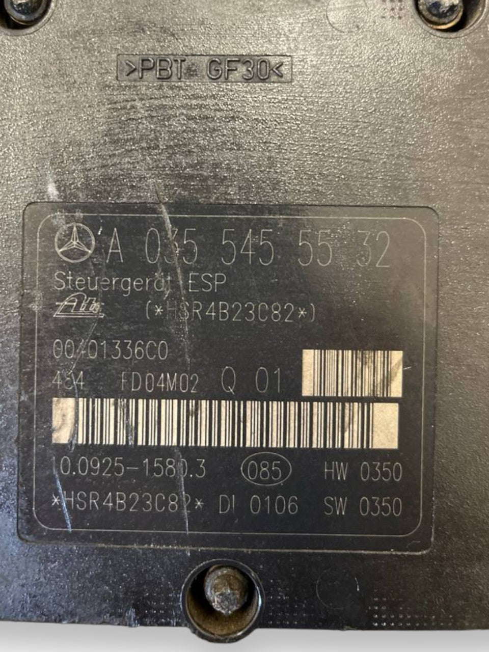 Centralina / Pompa Abs Mercedes - Benz Classe Slk R171 / Mercedes - Benz Clk W209 1.8 Benzina (2004 al 2011) cod: A0054313612 / A0355455532 - F&P CRASH SRLS - Ricambi Usati