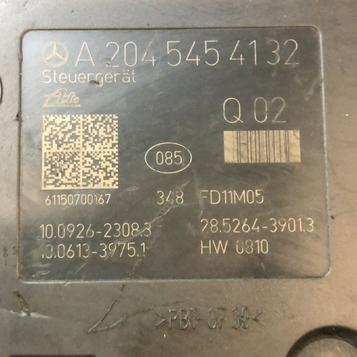 Centralina Pompa Abs Mercedes Benz GLK 2.2 Diesel (2008 > 2015) cod:A2045454132 - F&P CRASH SRLS - Ricambi Usati