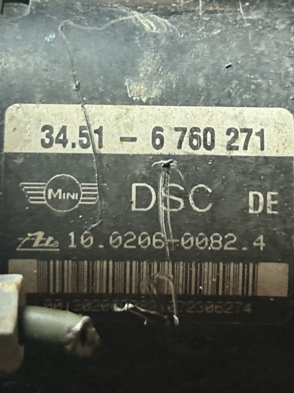 Centralina / Pompa ABS Mini Cooper R50 1.6 Benzina (2001 > 2007) cod.6760271 cod.6750272 - F&P CRASH SRLS - Ricambi Usati