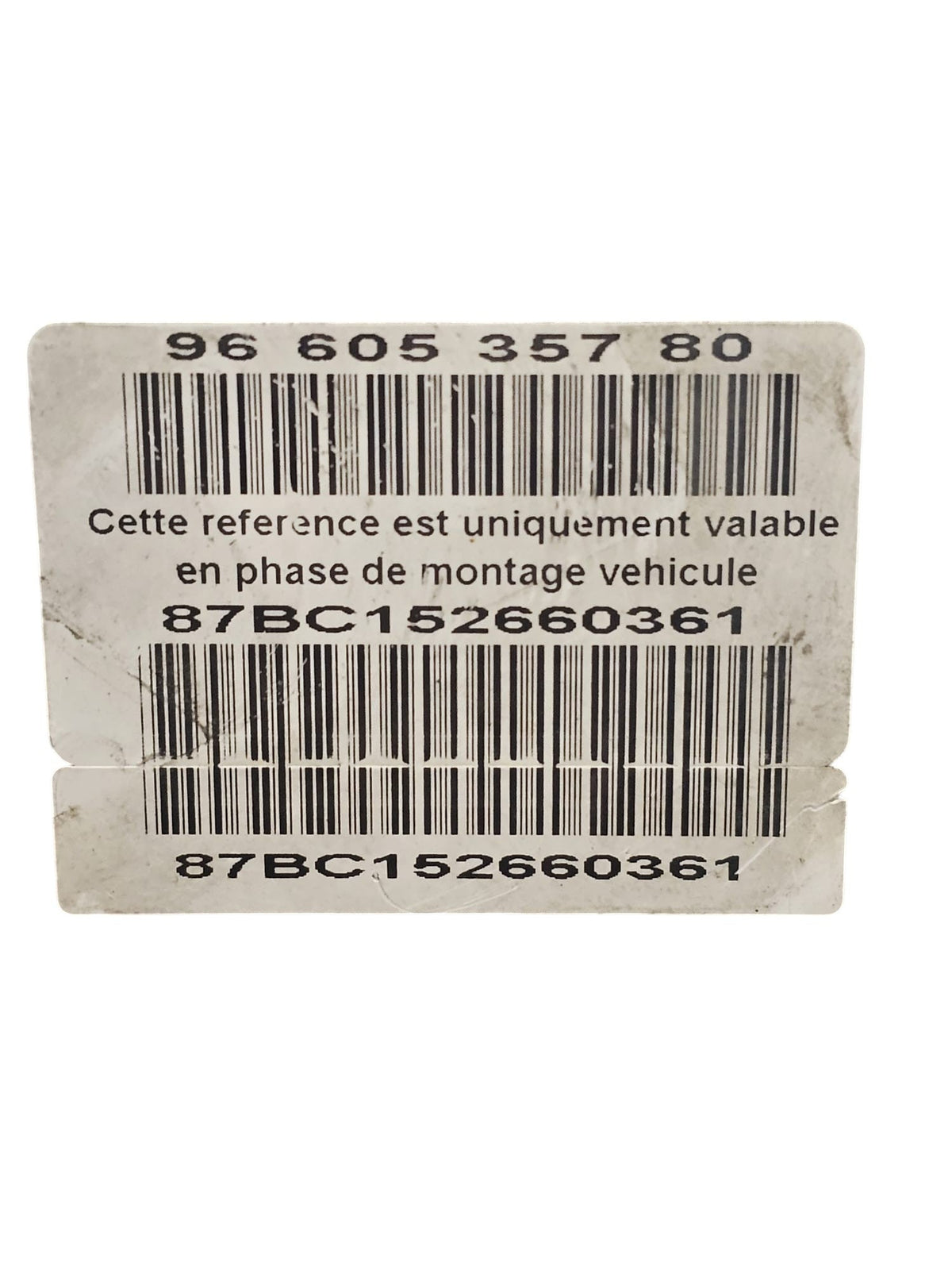 Centralina Pompa Abs Peugeot 307 CC 2.0 Diesel Cod:9660535780 - 0265950374 (2004 - 2009) - F&P CRASH SRLS - Ricambi Usati