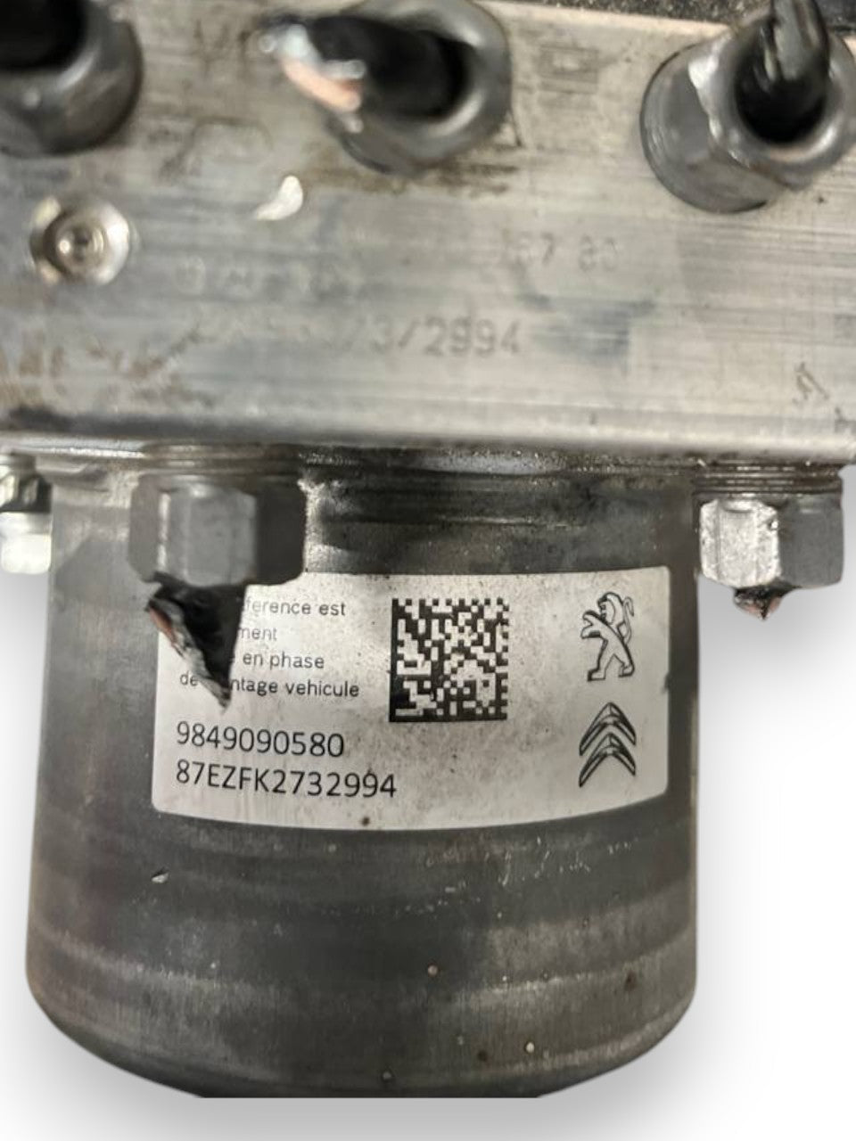 Centralina / Pompa Abs Peugeot 308 III 1.6 Diesel (2021>) cod: 9849090580 / 9835146780 - F&P CRASH SRLS - Ricambi Usati