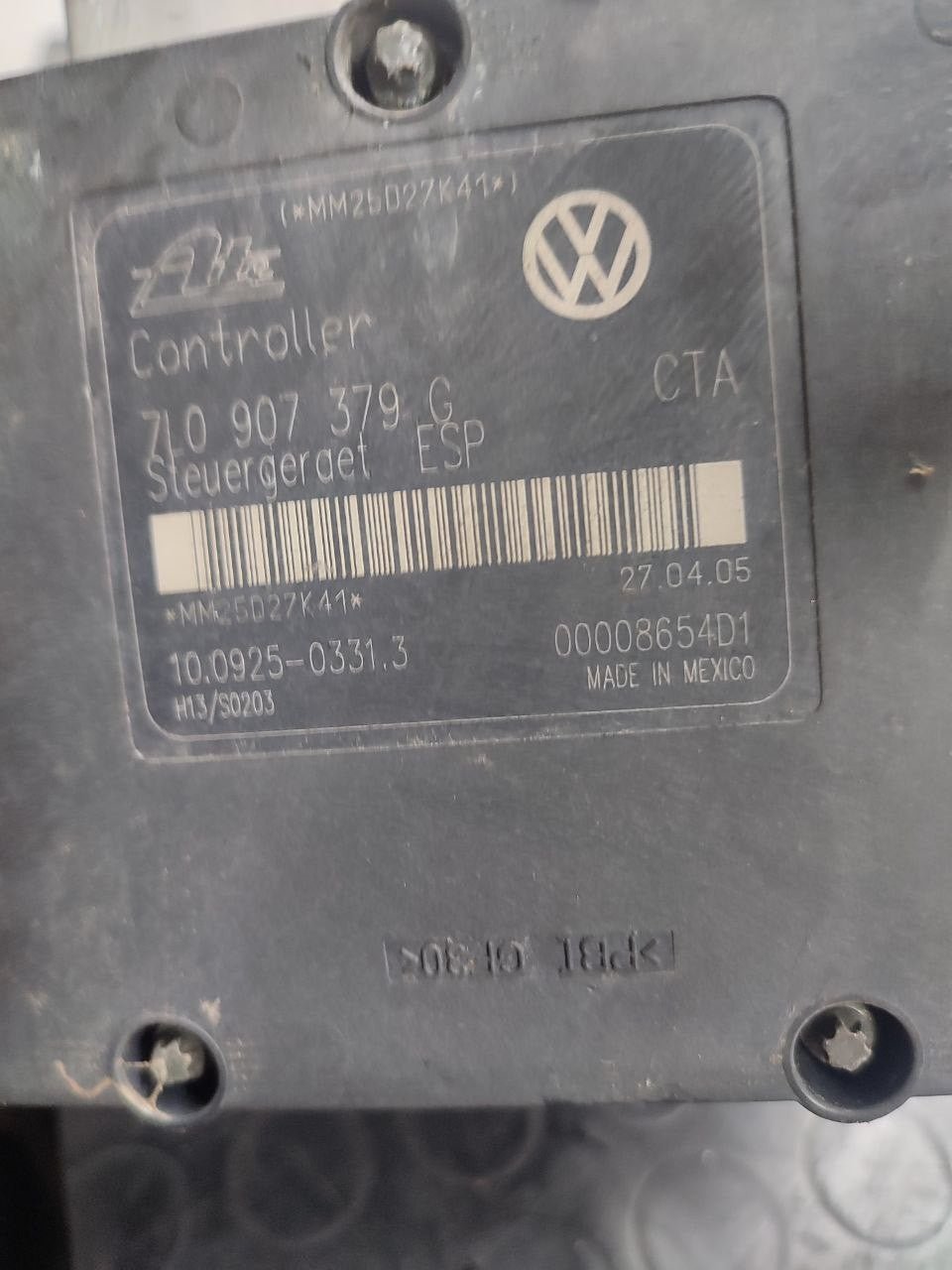 Centralina pompa abs Porsche Cayenne S 4.5 benzina ( 2003 ) cod 7l0907379g - F&P CRASH SRLS - Ricambi Usati