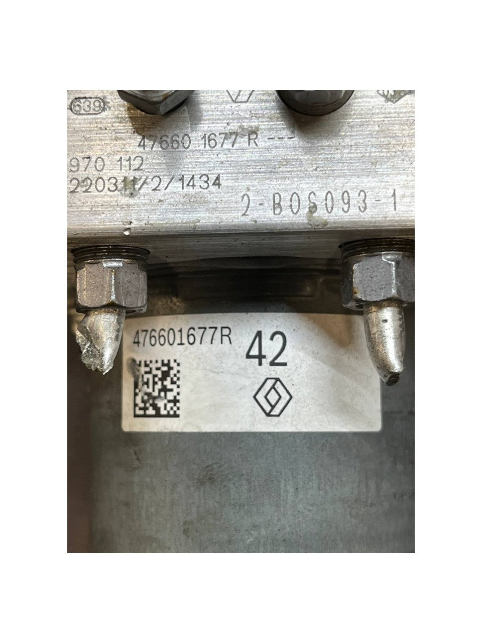 Centralina / Pompa ABS Renault Captur II 1.0 Benzina (2019 - > ) cod.476601677R - F&P CRASH SRLS - Ricambi Usati