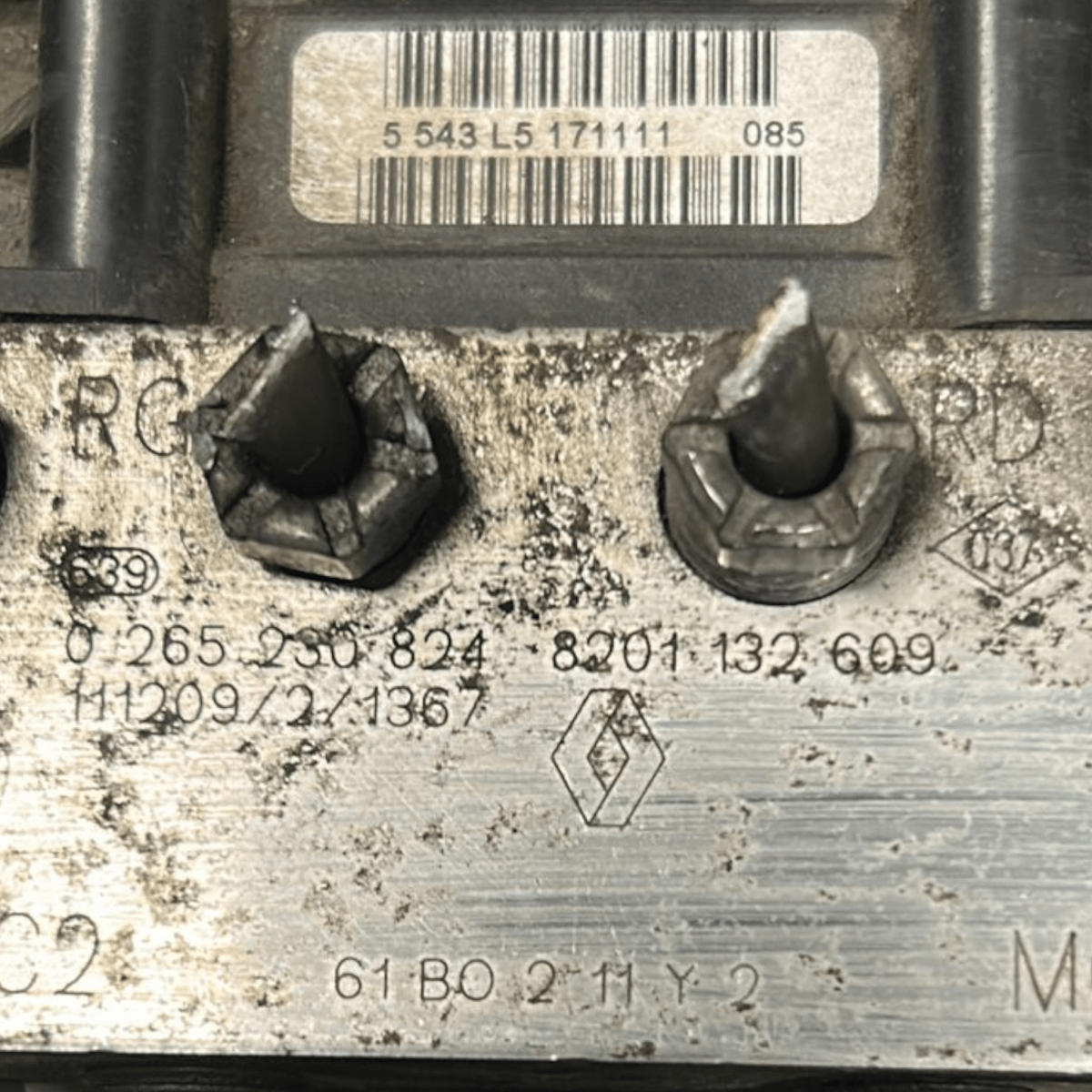 Centralina pompa abs renault kangoo 1.5 diesel cod:8201132609 (2008 > 2021) - F&P CRASH SRL - Ricambi Usati