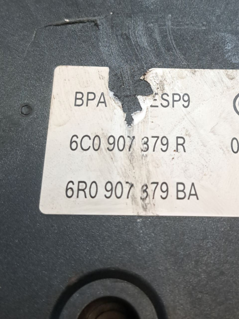 Centralina Pompa ABS Seat Ibiza / Audi I A1 1.4-1.2 Benzina (2015) COD:6C0614517R-6C0907379R-6R0907379BA-0265956084 - F&P CRASH SRLS - Ricambi Usati