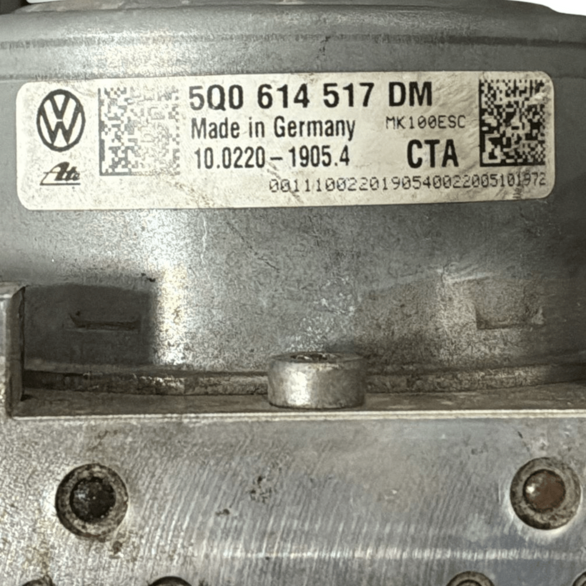 Centralina / pompa abs skoda octavia 1.6 diesel cod:5q0614517dm (2017 - 2019) - F&P CRASH SRL - Ricambi Usati