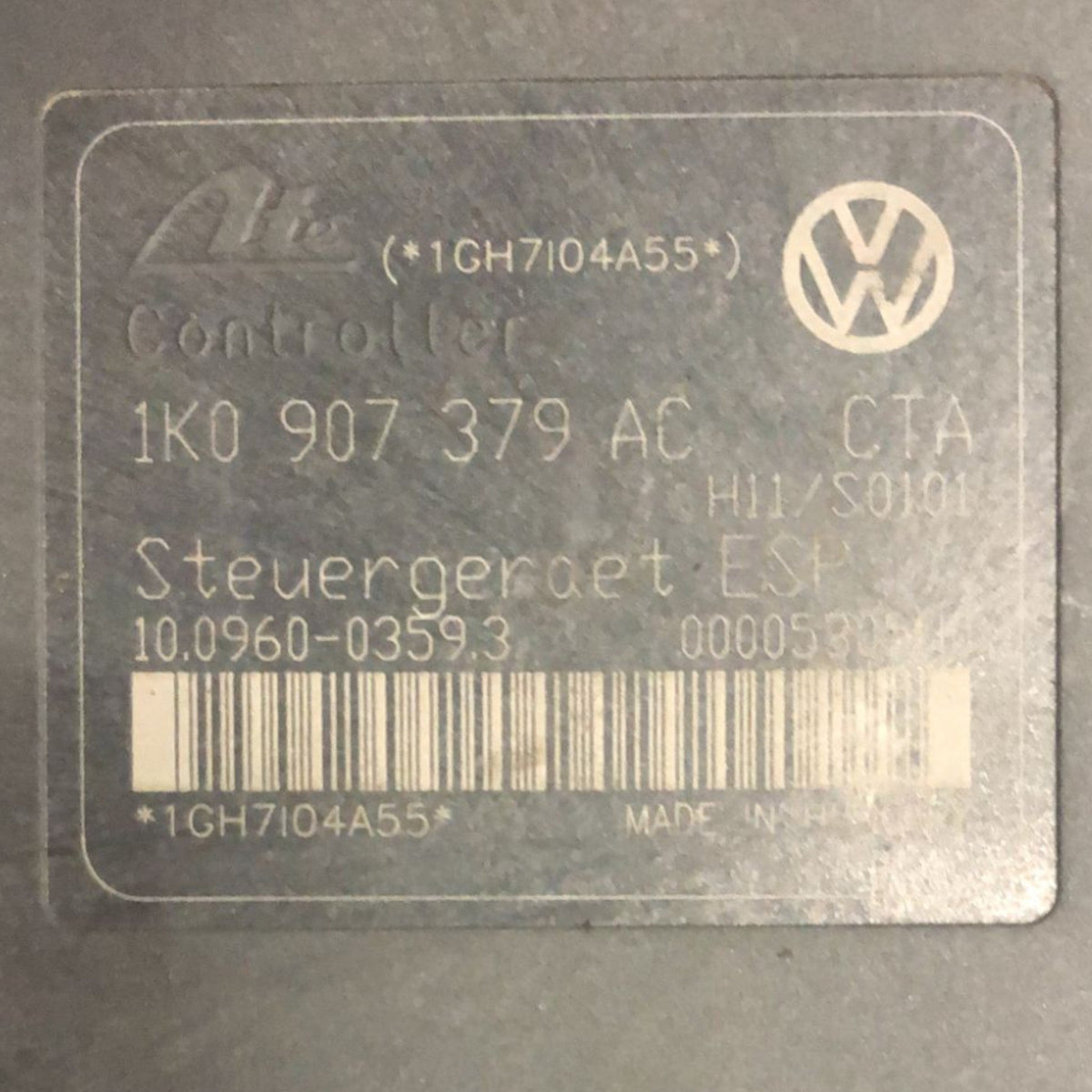 Centralina Pompa Abs Volkswagen Golf V 1.9 Diesel (2005 > 2008) cod:1K0907379AC - F&P CRASH SRLS - Ricambi Usati