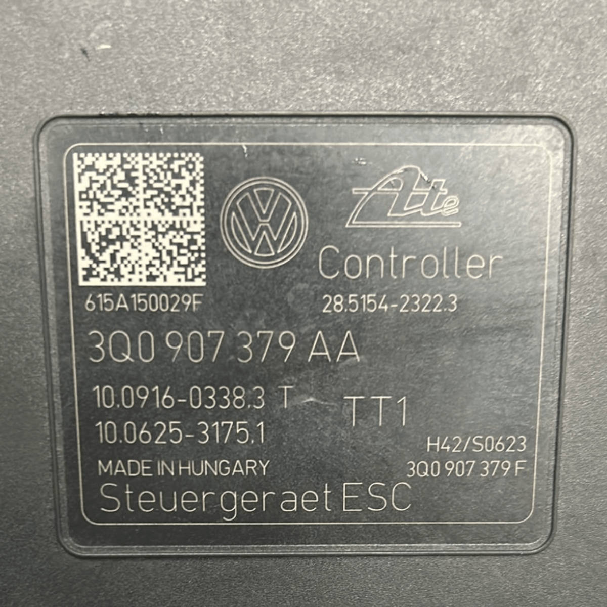 Centralina Pompa Abs Volkswagen Golf VII 1.6 Diesel cod:3Q0907379AA 2012 > - F&P CRASH SRLS - Ricambi Usati