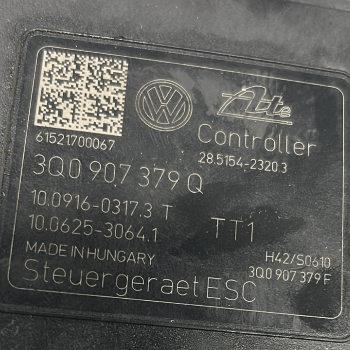 Centralina Pompa Abs Volkswagen Golf VII 1.6 Diesel cod:3Q0907379Q (2012 > 2017) - F&P CRASH SRLS - Ricambi Usati