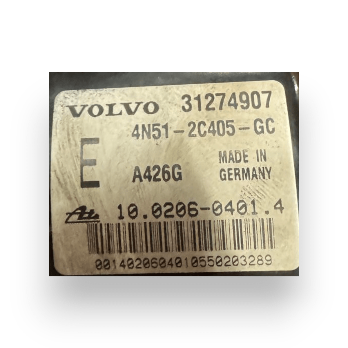 Centralina pompa abs Volvo C30 1.6 diesel cod.31274907 (2006 - 2012) - F&P CRASH SRL - Ricambi Usati