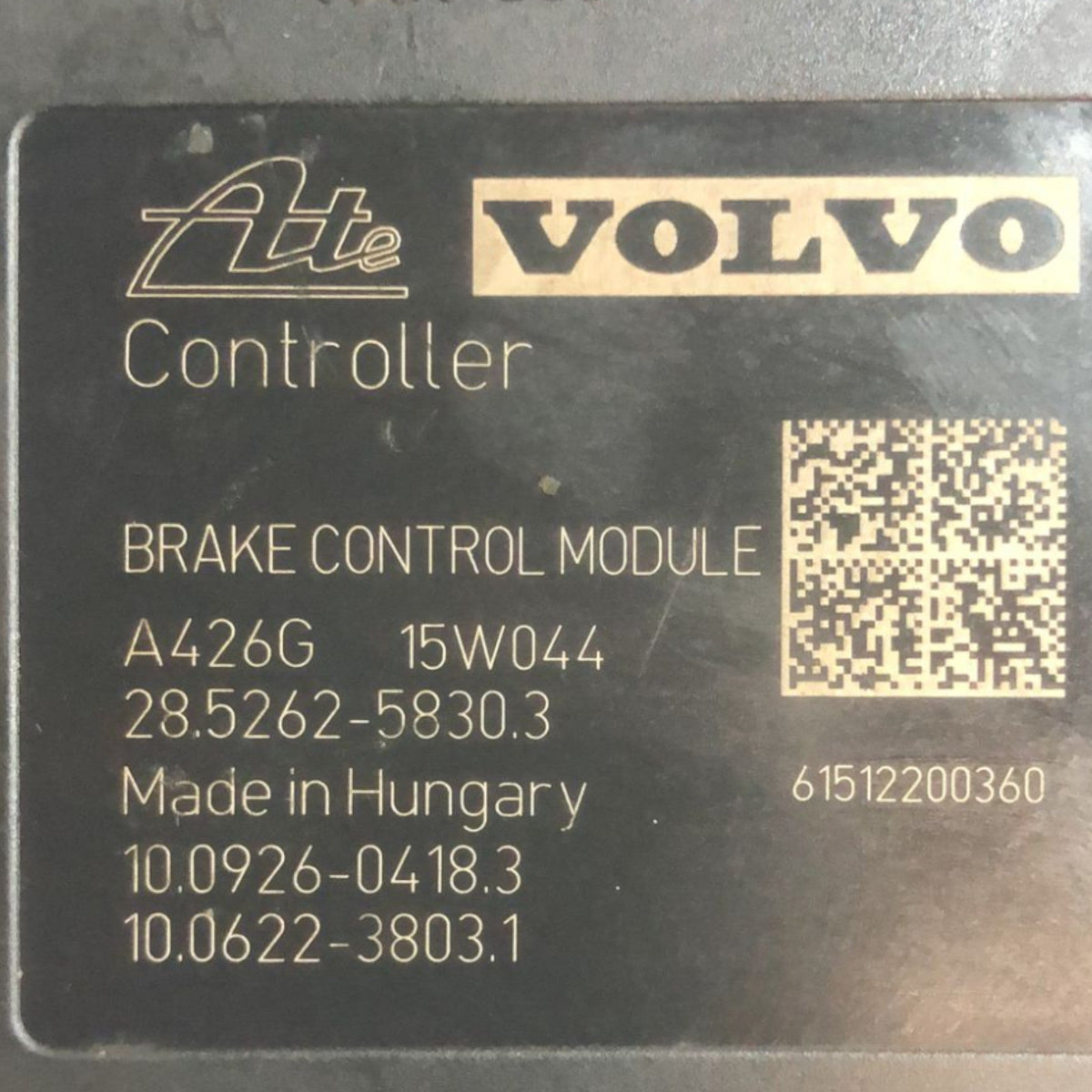 Centralina Pompa Abs Volvo V60 1.6 Diesel (2010 > 2018) cod:100926 - 04183 - F&P CRASH SRLS - Ricambi Usati