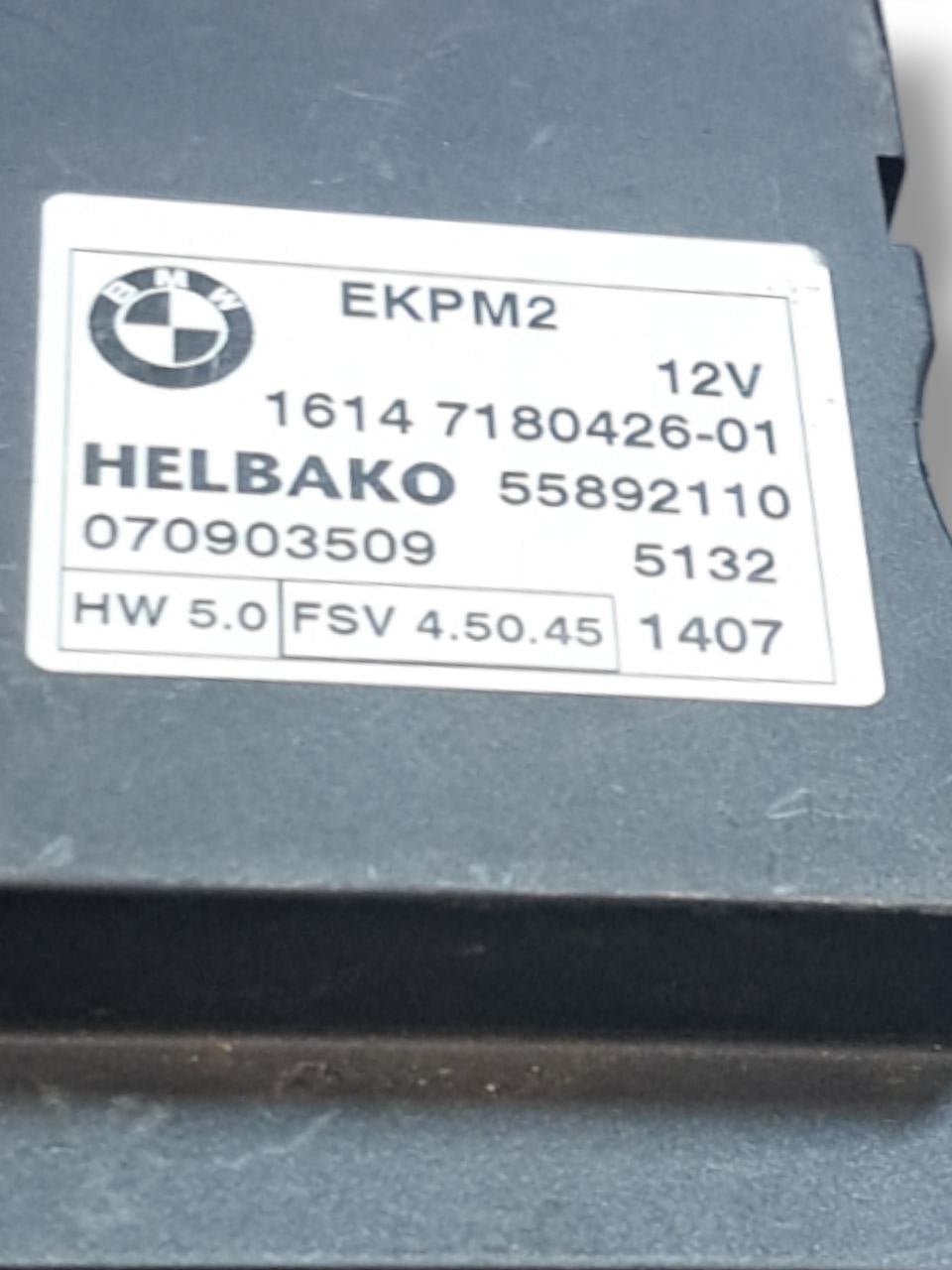 Centralina pompa carburante Bmw serie 3 E90 2.0 diesel (2005-2008) COD:16147180426-01 - F&P CRASH SRLS - Ricambi Usati