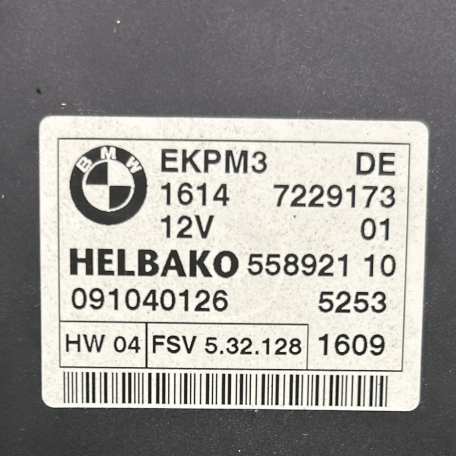 Centralina Pompa Carburante Bmw Serie 3 E92 2.0 Diesel (2005 > 2013) cod:55892110 - F&P CRASH SRLS - Ricambi Usati