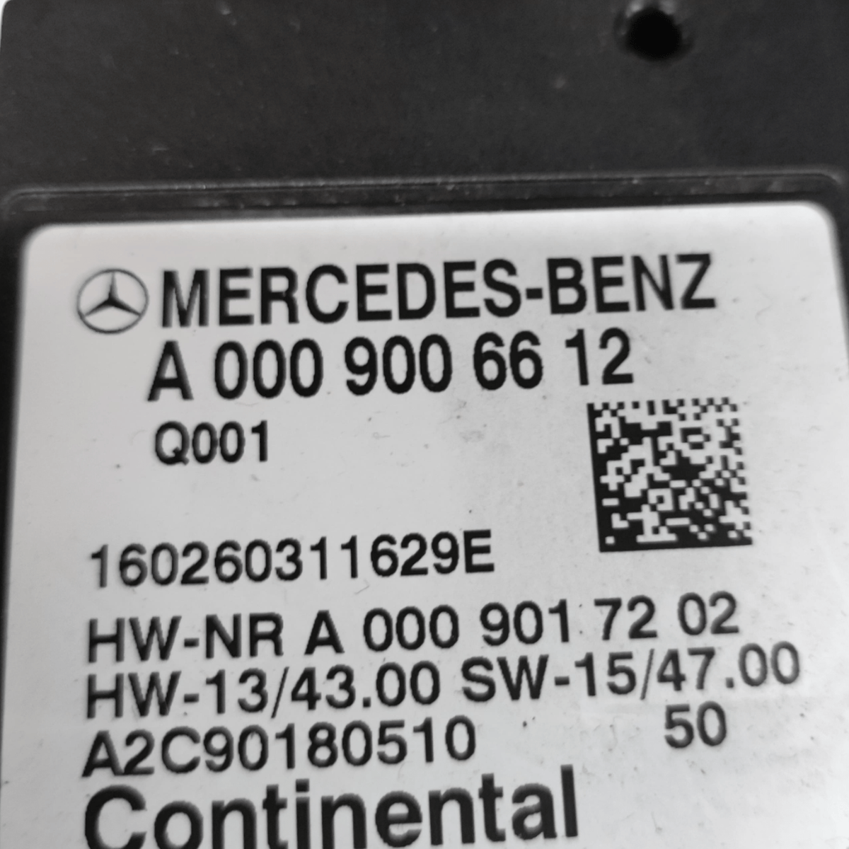 Centralina Pompa Carburante Mercedes - Benz Classe C (W205) COD: A0009006612 (2014 - 2021) - F&P CRASH SRLS - Ricambi Usati