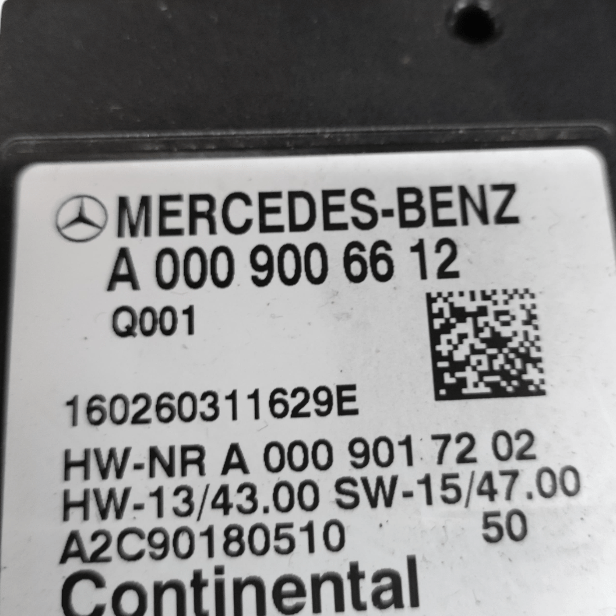 Centralina Pompa Carburante Mercedes - Benz Classe C (W205) COD: A0009006612 (2014 - 2021) - F&P CRASH SRLS - Ricambi Usati