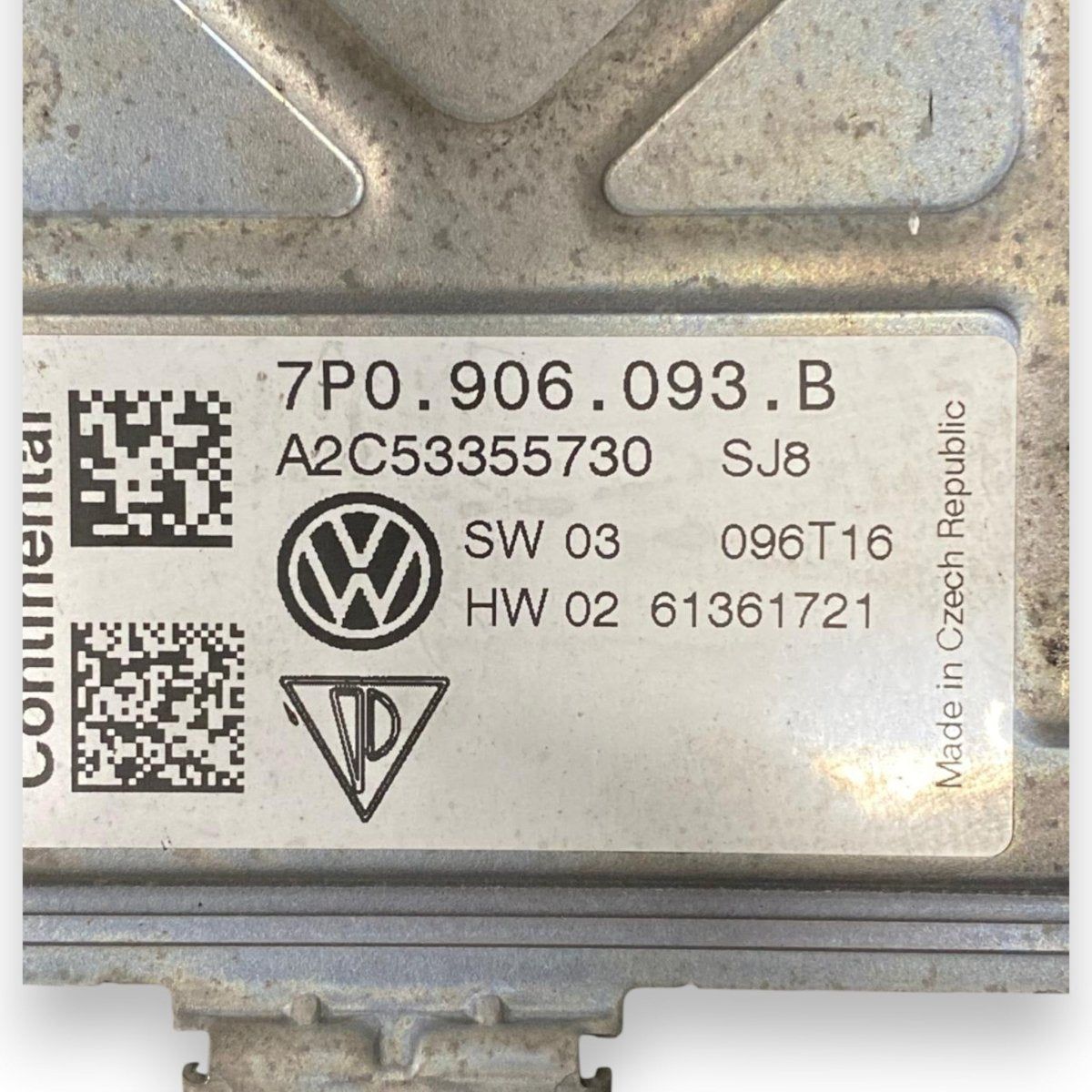 Fuel pump control unit porsche cayenne ii 92a (2010 - 2017) Code: 7p0906093b - F&P CRASH SRL - Used Parts
