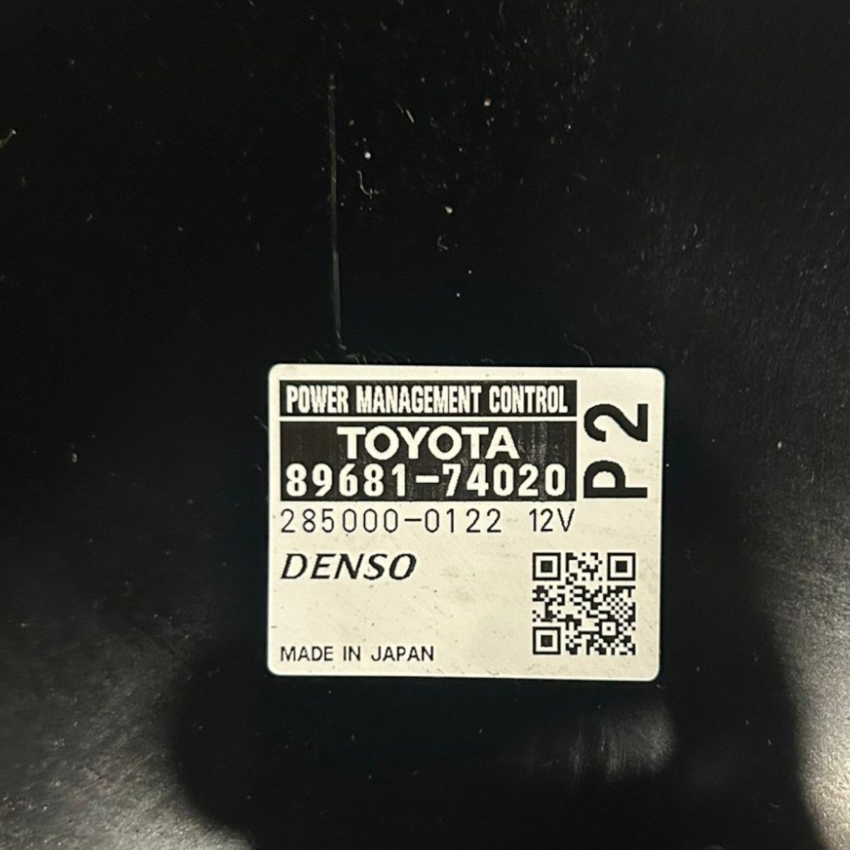 Centralina pompa carburante toyota iq 1.0 benzina cod:89681 - 74020 (2008 > 2015) - F&P CRASH SRLS - Ricambi Usati