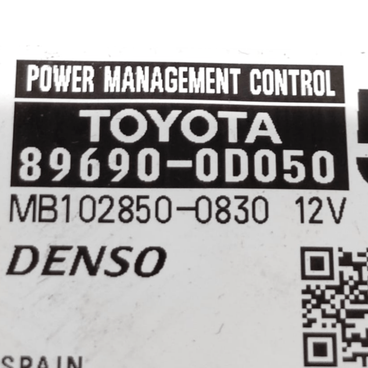 Centralina Pompa Carburante Toyota Yaris C 1.3 Benzina COD: 896900D050 (2011 - 2019) - F&P CRASH SRLS - Ricambi Usati