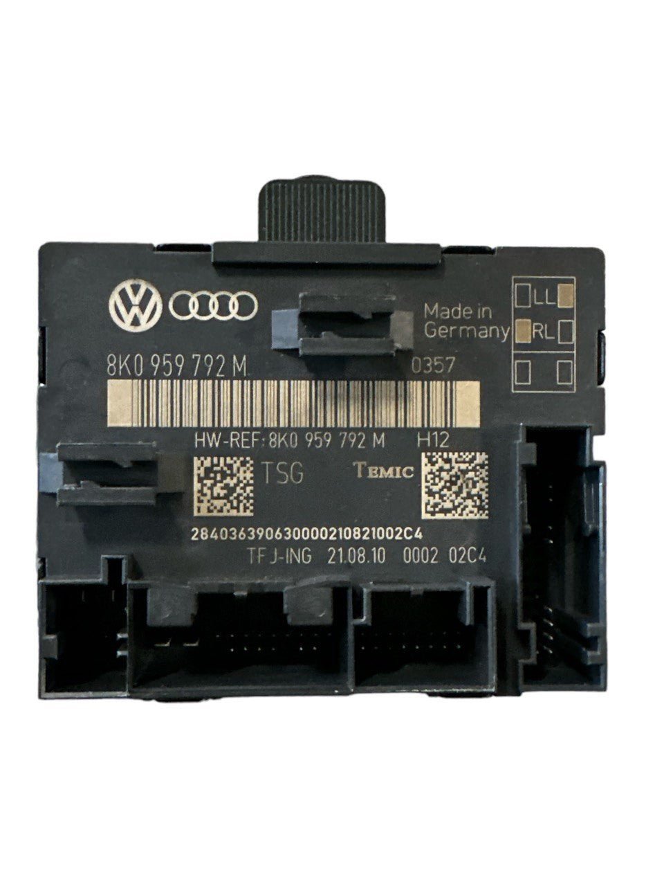 Centralina porta anteriore destra Audi A4 B8 (2007 - 2015) COD:8K0959792M - F&amp;P CRASH SRLS - Ricambi Usati