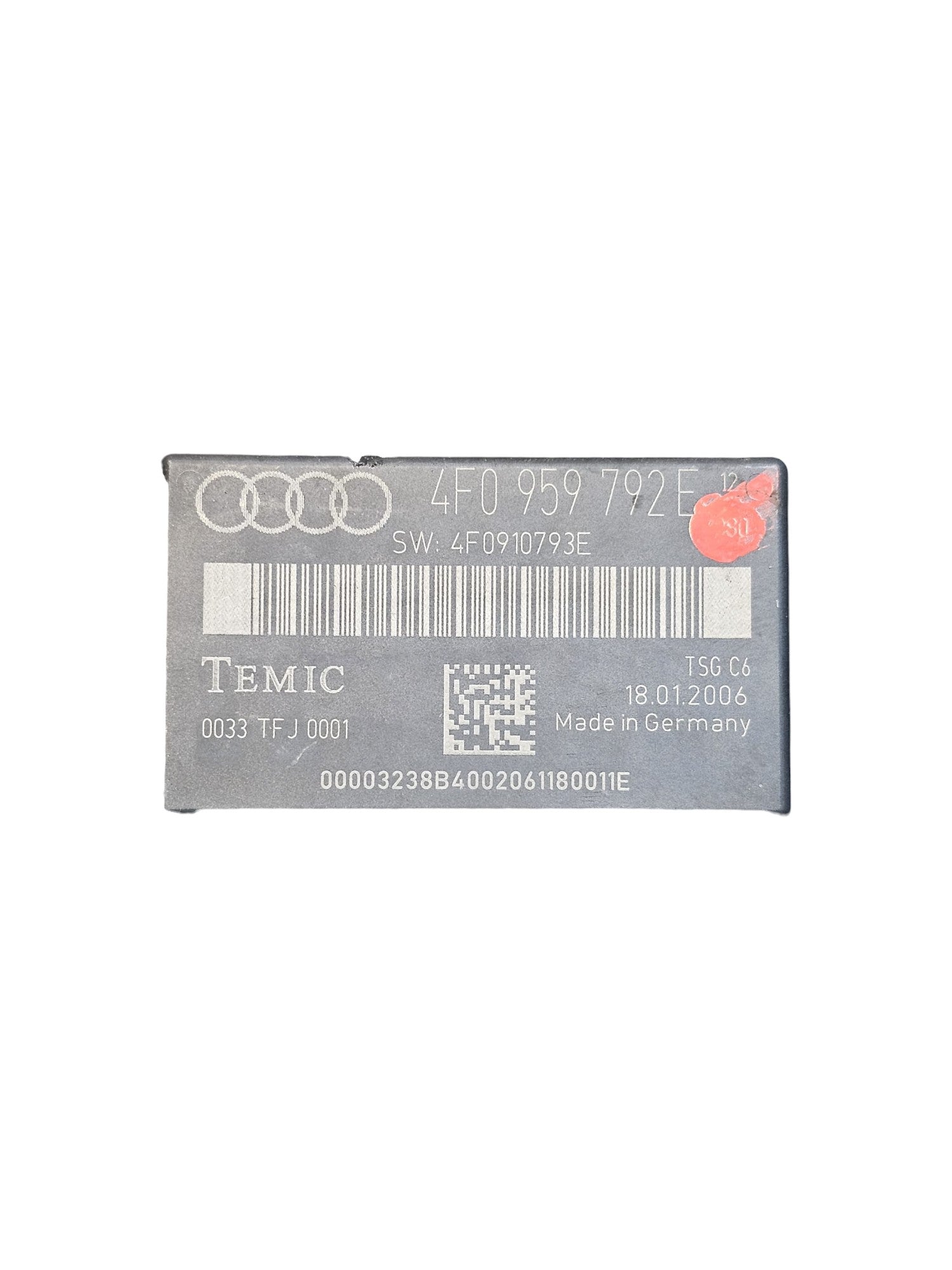 Centralina Porta Anteriore Destra Audi A6 C6 Cod:4F0959792E (2004 - 2011) - F&P CRASH SRLS - Ricambi Usati